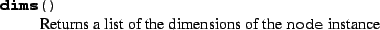 \begin{methoddesc}{format}{}
Returns the string representation of the \texttt{node}'s datatype.
\end{methoddesc}